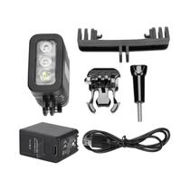 Lanterna LED À Prova d'Água De 45M Para GoPro, Luz De Preenchimento Subaquática Para Vídeos, Lanterna LED À Prova d'Água De 45M Para GoPro, Luz De Preenchimento Subaquática Para Vídeos,