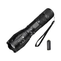 Lanterna LED À Prova d'Água De Alta Potência Com 5 Modos, Zoomável, Em Liga De Alumínio, Para Lanterna LED À Prova d'Água De Alta Potência Com 5 Modos, Zoomável, Em Liga De Alumínio, Para