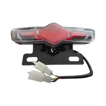 Lanterna LED À Prova d'Água Para Bicicleta Elétrica 36V 48V 60V, Sinalizador E Luzes Traseiras Para