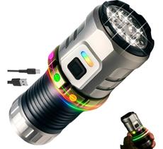 Lanterna Led B-max Com Giro 360 E Ímã Magnético Ip54 Branco Preto WS-688 Lanterna Led B-max Com Giro 360 E Ímã Magnético Ip54 Branco Preto WS-688