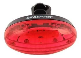 Lanterna Led Bike Traseira Alimentada por Pilhas 2AAA Brasfort