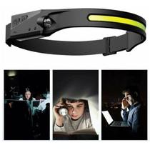 Lanterna Led Branco De Cabeça Super Forte Profissional Usb