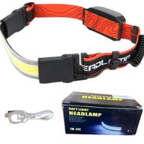 Lanterna Led Cabeça Dupla Frente-traseira Usb Tm-g13