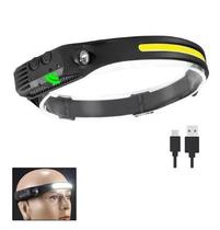 Lanterna led cob de cabeça com sensor de visão geral Lanterna led cob de cabeça com sensor de visão geral