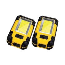 Lanterna LED COB Recarregável Com Power Bank USB 4000mA, À Prova d'Água, Para Camping Com Ímã Lanterna LED COB Recarregável Com Power Bank USB 4000mA, À Prova d'Água, Para Camping Com Ímã