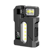 Lanterna LED COB Recarregável USB Com Ângulo Ajustável De 1200 Lumens Para Camping E Caminhadas