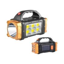 Lanterna LED COB Solar Recarregável À Prova d'Água Para Camping Ao Ar Livre