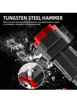 Lanterna LED com luz lateral com segurança martelo salva-vidas de carregamento USB com ímã