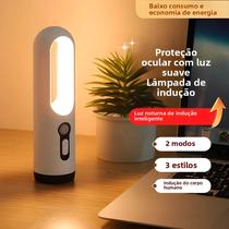 Lanterna LED Com Sensor De Movimento, Luz Noturna Portátil Para Quarto, Banheiro, Camping,