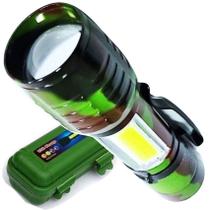 Lanterna Led Com Zoom Recarregavel 3 Modo De Luz