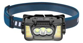 Lanterna led de cabeça recarregável tipo c - à prova d'água com sensor de movimento