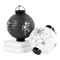 Lanterna LED de Papel Halloween - Desenhos