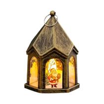 Lanterna LED Do Papai Noel E Boneco De Neve, Decoração De Natal, Ornamento De Mesa, Presente De