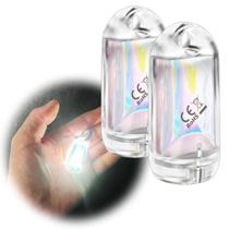 Lanterna LED DoKeep USB Mini, porta-chaves EDC à prova d'água, pacote com 2