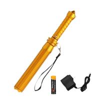 Lanterna LED Em Liga De Alumínio Focável E Zoomável Super Brilhante Tática Bastão De Beisebol Para