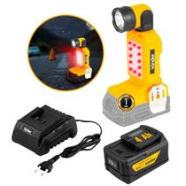 Lanterna Led Intercambiável Vonder Com Bateria 4Ah e Carregador 160 a 200 Lúmens Lanterna Led Intercambiável Vonder Com Bateria 4Ah e Carregador 160 a 200 Lúmens