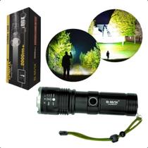 Lanterna Led Laser 2000lm B-max Recarregavel Cor da lanterna Preto Cor da luz Super Branca BM-8516