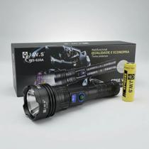 Lanterna LED Laser V3 Premium Versão 2.0 800 Metros Alcance 15 Horas Autonomia Alta Intensidade Luz Branca Preto ws-620A Lanterna LED Laser V3 Premium Versão 2.0 800 Metros Alcance 15 Horas Autonomia Alta Intensidade Luz Branca Preto ws-620A