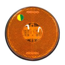 Lanterna led lateral Carreta Guerra com conector - Ambar