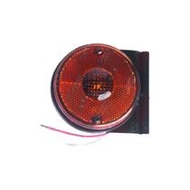 Lanterna led lateral com cabos universal - base reta/ haste ambar - pl05241541 Lanterna led lateral com cabos universal - base reta/ haste ambar - pl05241541