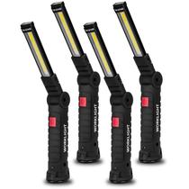 Lanterna LED Lmaytech, pacote com 4 lâmpadas de trabalho recarregáveis, 5 modos Lanterna LED Lmaytech, pacote com 4 lâmpadas de trabalho recarregáveis, 5 modos