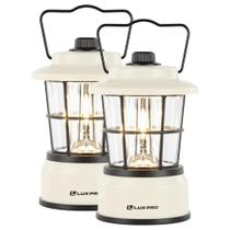 Lanterna LED LUXPRO LP1535, alimentada por bateria, resistente à água, pacote com 2