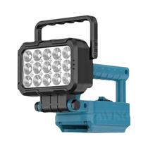 Lanterna LED Makita 18V Com Luz De Emergência Dual USB E Bateria De Íon De Lítio Para Camping