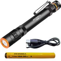 Lanterna LED Manual Iluminação Recarregável Usb com Imã