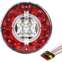 Lanterna LED Multifunção Caminhão Carreta Trator Buggy 24V + Conector Lanterna LED Multifunção Caminhão Carreta Trator Buggy 24V + Conector