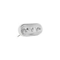 Lanterna LED Oval Acrilico Cristal