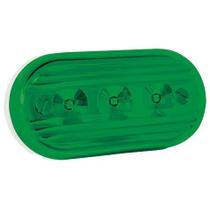 Lanterna LED Oval Acrilico Universal Verde Lanterna LED Oval Acrilico Universal Verde