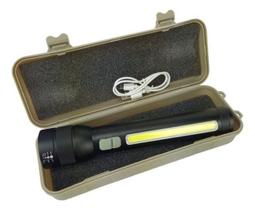 Lanterna Led P50 Recarregável Zoom Telescópico + Cob