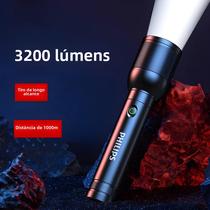 Lanterna LED Philips De 3200 Lúmens 1000m Lâmpada De Acampamento Brilhante Portátil Para Caminhadas