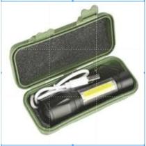 Lanterna Led Potente Recarregável LT-409 De Bolso Luminária