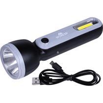 Lanterna LED Recarregável 2 Leds USB LRW180 Worker