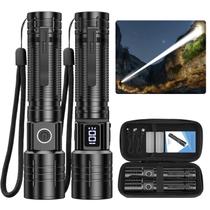 Lanterna LED recarregável AdamStar Tactical High Lumens Lanterna LED recarregável AdamStar Tactical High Lumens