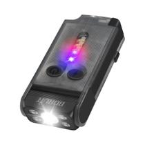Lanterna Led Recarregável Chaveiro USB-C Power Bank Uv Clipe De Bip Magnético Acampamento Pesca
