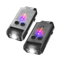 Lanterna LED Recarregável Chaveiro USB-C Power Bank UV Magnético Clipe De Alarme Para Acampamento E Lanterna LED Recarregável Chaveiro USB-C Power Bank UV Magnético Clipe De Alarme Para Acampamento E