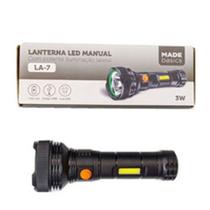 Lanterna LED Recarregável Com Holofote 3w