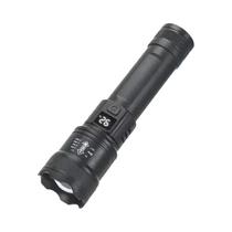 Lanterna LED Recarregável De Alta Potência Com Zoom, Tocha De Emergência USB Para Camping,