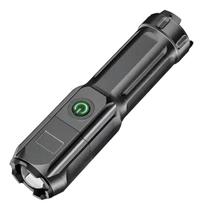 Lanterna LED Recarregável de Alta Potência USB com Zoom Lanterna LED Recarregável de Alta Potência USB com Zoom