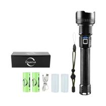 Lanterna LED Recarregável De Alta Potência XHP390 100000LM Lanterna Tática Militar Para Autodefesa