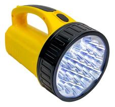Lanterna LED Recarregável luz holofote 19 LED's com alça - DP LED Light