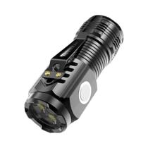 Lanterna LED Recarregável Multifuncional De Longo Alcance Portátil Para Uso Externo E Doméstico Com