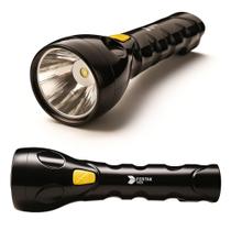 Lanterna Led Recarregável Preta 1w Bivolt 110/220v Fertak