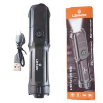 Lanterna Led Recarregável Usb 3 Modos À Prova D'água - LEHMOX Lanterna Led Recarregável Usb 3 Modos À Prova D'água - LEHMOX