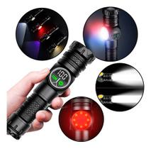 Lanterna LED Recarregável USB com Imã de Fixação Portátil Ideal para Carro Camping e Reparo