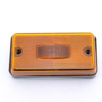 Lanterna Led retangular refletiva Carretas / Furgões Ambar - Pradolux