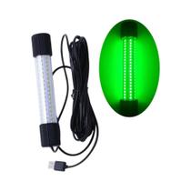 Lanterna LED Subaquática Portátil Multicolorida De Alta Luminosidade Ferramenta De Pesca Noturna USB