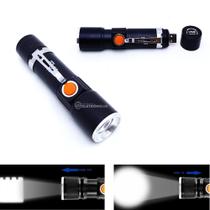 Lanterna LED T6 Recarregável USB Para Casa Esporte 98000W Alta Iluminosidade - 55616